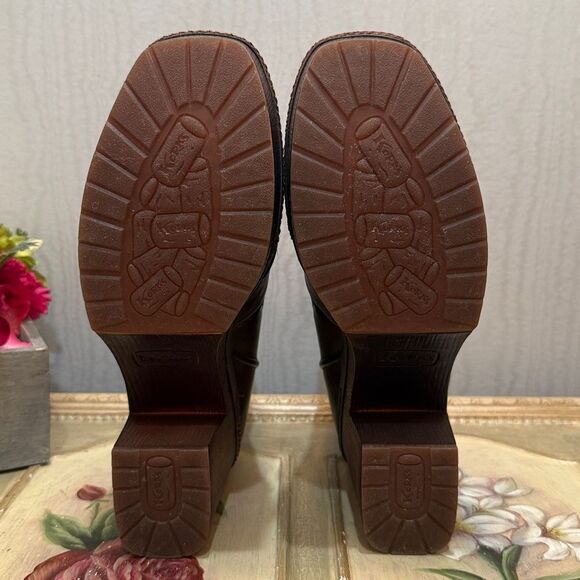 Kork-Ease Robin Brown Platform Ankle Boots Sz 9.5 - Picture 10 of 13